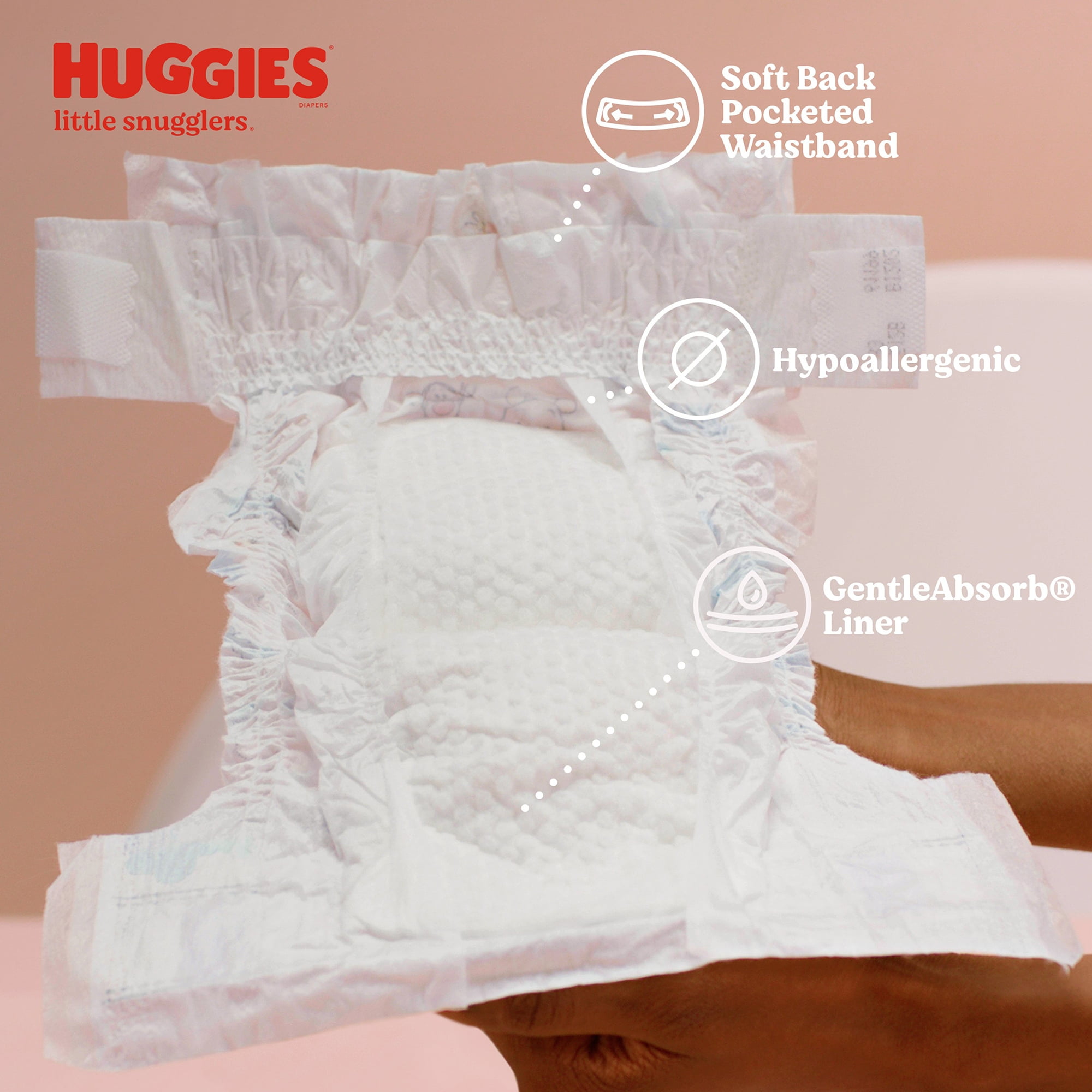 Huggies Little Snugglers Baby Diapers, Size 1, 20 Ct, Convenience Pack
