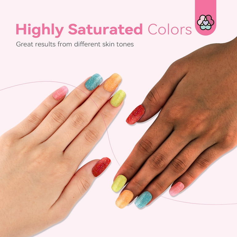 Saviland 12 Vitality Colors Airbrush Gel Nail Polish Set with Fine