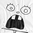 thumbnail image 2 of SpongeBob SquarePants SpongeBob Doogle Face Women's T Shirt, White, X-Large, 2 of 5