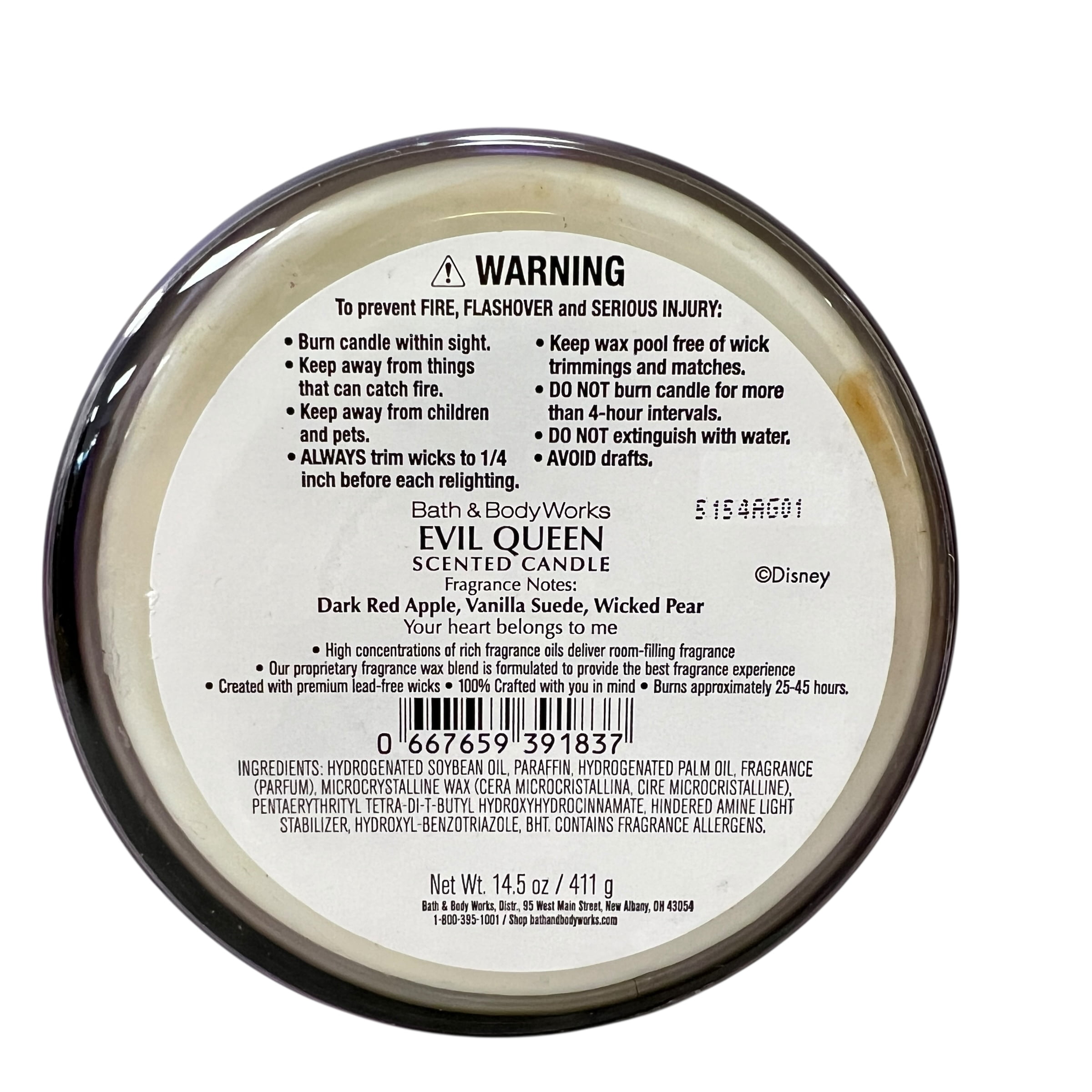 Bath & Body Works Evil Queen Scented 3 Wick Candle 14.5 oz
