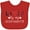 Red, variant on Inktastic Loved by My Godparents Cute Ladybug Boys or Girls Baby Bib