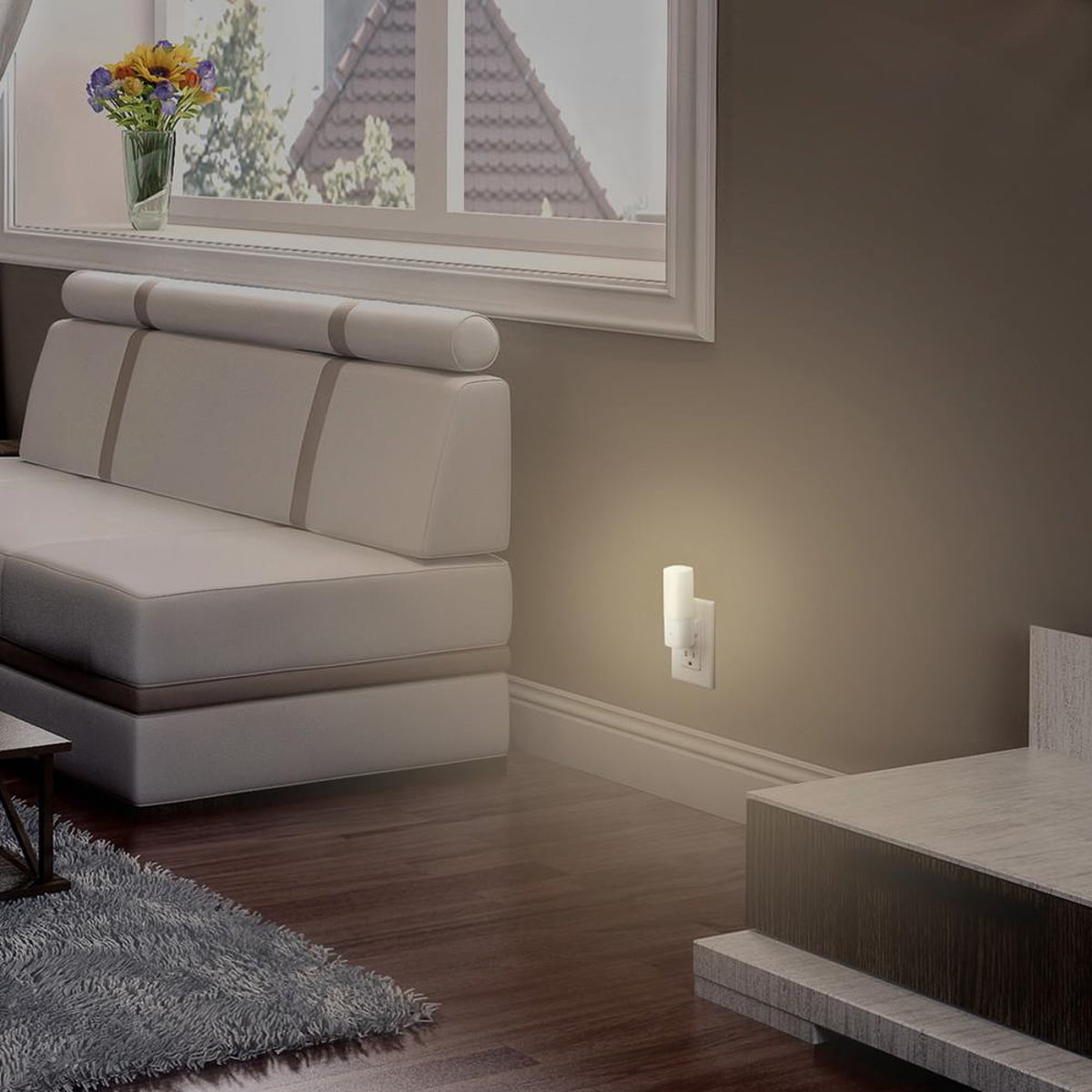 Globe Electric Automatic LED Night Light, 4 Pack
