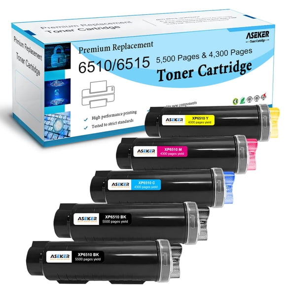 6510 6515 Toner Cartridge Compatible for Xerox WorkCentre 6515DN 6515DNI 6515DNM 6515N Phaser 6510DN 6510DNI 6510DNM 6510N 5500&4300 Pages 1
