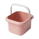 thumbnail image 1 of Baño de pies portátil con asa, bañera de hidromasaje para pies, masaje de pies, spa para pies Rosa, 1 of 9