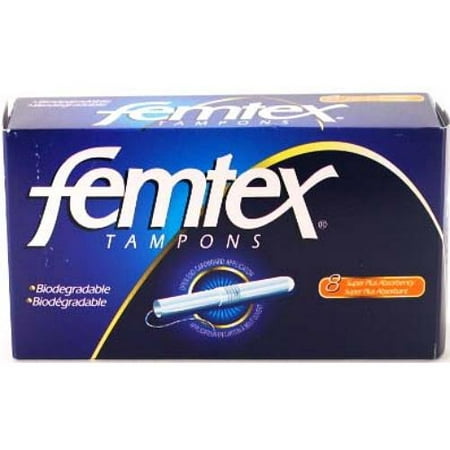 New 312951  Femtex Tampons Super Plus 8 Ct (24-Pack) Feminine Hygiene Cheap Wholesale Discount Bulk Health & Beauty Feminine