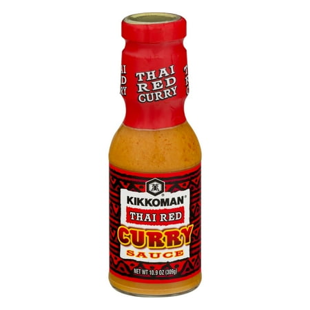 Kikkoman Curry Sauce Thai Red, 10.9 OZ (Best Ready Made Curry Sauce)