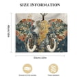 thumbnail image 3 of Orinice Elephant Tree Moon Fine Art Aesthetic Poster & Print Wall Painting for Home Decor, Canvas Print for Living Room Bedroom Office 20x16in, 3 of 6