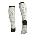 thumbnail image 2 of Bixox Aerial Flora Print Compression Socks,Compression Socks Women & Men Circulation for Medical,Running,Athletic, 2 of 7