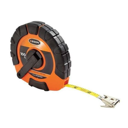 Keson 100 ft/30m Tape Measure, 3/8 in Blade ST18M100Y