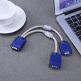 thumbnail image 3 of Cable divisor VGA Dual 2 Monitor 15pin Dos puertos a JShteea El nuevo, 3 of 7