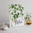 thumbnail image 2 of HFDF Relax Sign Green Leaf Canvas Wall Art Prts,Boho Mimalist Plant Patgs Prts,es Artwork for Nature Theme Decor Salon Porch Bathroom Bedroom Livg Room Home 8x10inch Framed, 2 of 5