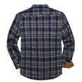 thumbnail image 2 of SPEEDRUN Men's Flannel Shirts Cotton Long Sleeve Shirt Casual Button Down Shirts with 2 Pockets, 2 of 6