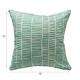 thumbnail image 2 of IH Casa Decor Cross Stripes Extérieure Couchure Imperméable Sarcelle - Ensemble De 2, 2 of 3