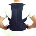 thumbnail image 3 of Men Adjustable Back Belt Body Shaper Posture Corrector Shoulder Lumbar Brace Spine Support Adult Posture Correction Corset L Black|https://ae01.alicdn.com/kf/Sa389334e659c4111a28c2dc9bc51a623C.png, 3 of 5