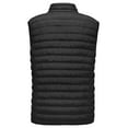 thumbnail image 2 of Little Donkey Andy Men's Lightweight Puffer Vest Warm Thermal Sleeveless Jacket for Golf Casual Travel Jet Black XL, 2 of 7