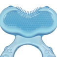 thumbnail image 4 of Teether Nuby Silicone Teethe-eez con cerdas y funda azul, 4 of 5