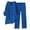 Blue, variant on Pants Suits for Women Dressy Womens 2 Piece Outfits Wide Leg Blouse Pockets Elastic Pants Sets Casual V Wedding Guest Outfits Holiday for Women Dressy 80s Jogging Suits Formal Wedding Dress 16w Blue M