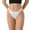 White, variant on Women's Solid Color Cotton Underpants, Low Waist Sexy Triangle Pants Breathable Seamless Thong Panties No Show Underwear for Women