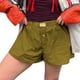 thumbnail image 2 of Ploknplq Shorts for Women,Ladies Shorts,Loose Shorts Women,Shorts Cute Soft Elastic Low Waist Plaid Print Front Pajama Shorts Sleepwear,Womens Shorts Dressy Casual,Comfy Shorts for Women Yellow 2 2XL, 2 of 9