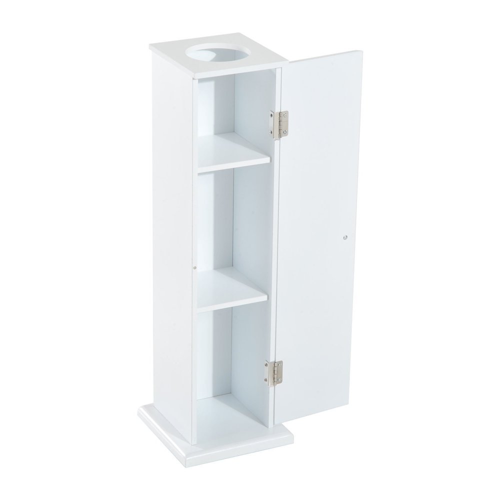 26" modern country vertical bathroom storage cupboard