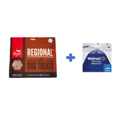 Angle View: Free $5! Treat your dog to Orijen Regional Red Biologically Appropriate Freeze Dried Dog Treats, 3.25 oz and receive a free $5 eGift Card!
