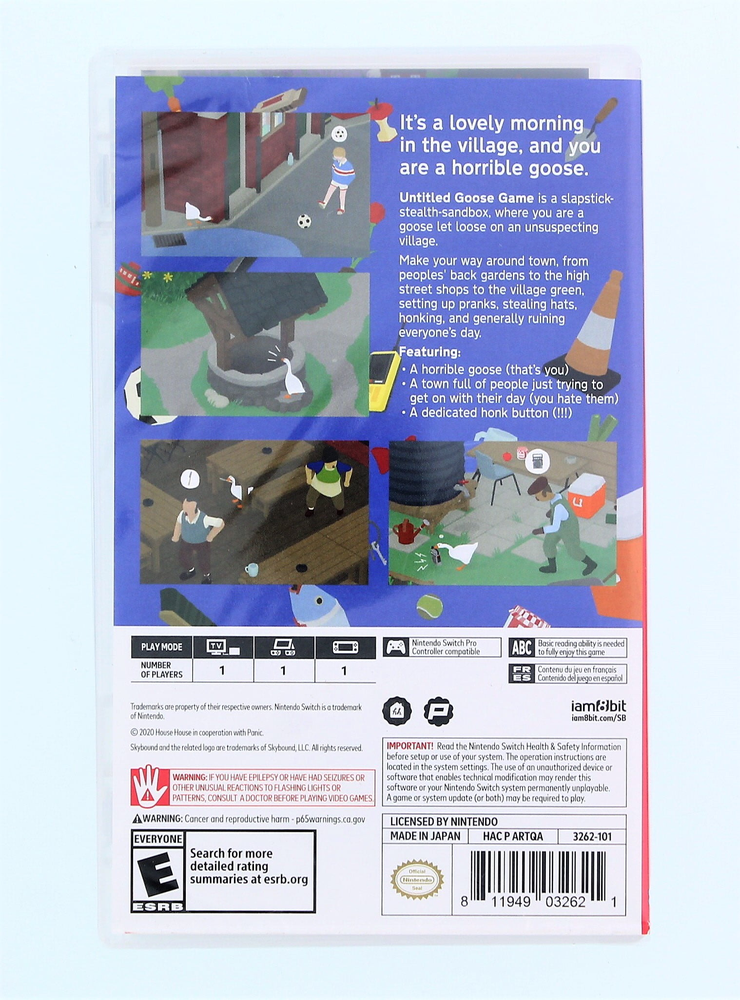 Horrible Goose Nintendo Store Goose Game SKYBOUND Nintendo Switch
