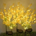 thumbnail image 3 of Miuline 2pc LED Solar Flower Garden Yard Lawn Underground Lights Landscape Luminous Lamp, 3 of 11
