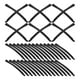 thumbnail image 2 of 50 piezas simples pintura de black metal pin bobby accesorio de cabello para mujeres, 2 of 5