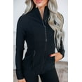 thumbnail image 2 of Rixie Ribbed Active Jacket - Black, 2 of 6
