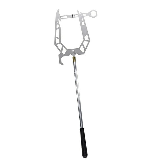 U Type Telescopic Boat Hook Dock Hook for Dock Plate Threader Home Outdoor