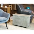 thumbnail image 3 of Eccostyle Solid Bamboo Storage Chest Bench - Brushed Gray, 3 of 7
