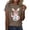 Brown, variant on Womens Easter Shirt Cute Bunny Graphic Short Sleeve Funny Print Summer Tops