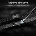 thumbnail image 6 of Metaljc Stainless Steel Link Bracelet for Men Personalized Jewelry Gift Father Husband Boyfriend, 6 of 6