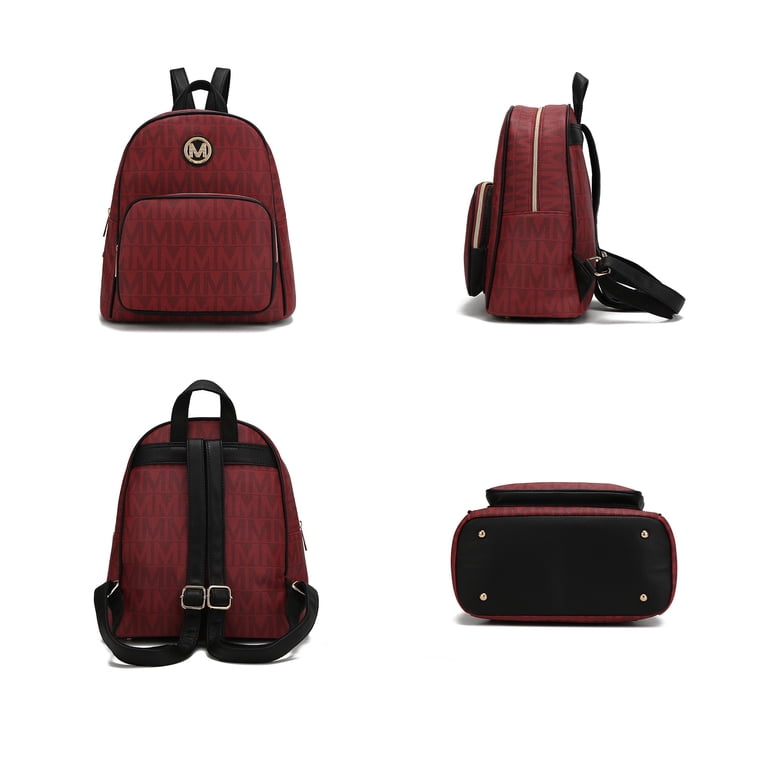 ?✨ Brand New Chic Pink & Burgundy Backpack – Mia K Collection MKF Collection by Mia K. Women main image 4