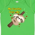 thumbnail image 4 of Inktastic My Grandma Loves Me Sloth Boys or Girls Baby Bodysuit, 4 of 5