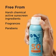 Blue Lizard Sport Mineral SPF 50 Spray, with Zinc Oxide, 5 oz