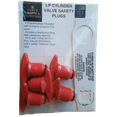 thumbnail image 5 of Propane Tank/Cylinder POL Valve Safety Plugs, Plastic with O-ring ; 5 Pack, **Made in USA**, 5 of 8