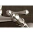 thumbnail image 4 of Kingston Brass KS373SN Kingston Two Handle Wall Mount Laundry Faucet, Brushed Nickel, 4 of 6