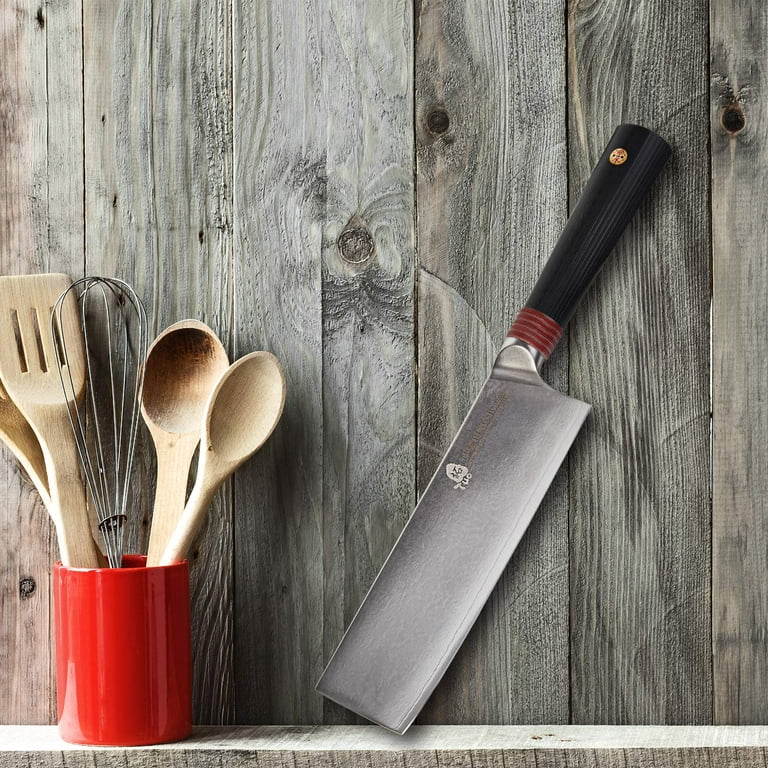 This versatile Japanese Master Chef knife set features eight pieces and a  Mother's Day discount