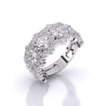 thumbnail image 2 of Jewelerix Moissanite Diamond Engagement Ring 4.50 CT Oval Cut Ring Plated White/yellow/rose Gold Anniversary Ring, 2 of 5