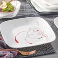 thumbnail image 3 of Corelle Splendor 10.5" Square Glass Dinner Plate, 3 of 3