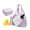 a, variant on Pickleball & Tennis Duffle Bag with Main, Ice, and Ball Compartments, Quilted Design, Lightweight Sports Travel Bag