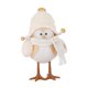 thumbnail image 3 of Adorno de pájaro LED iluminado, decoración de mesa, regalo, adorno de Navidad, estatua de adorno de escritorio para mesa, suministros para fiestas Sombrero redondo blanco Macarena Figura de escritorio, 3 of 8