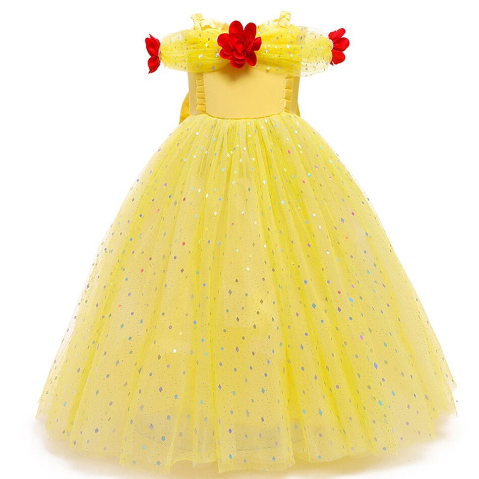 Robe De Fête Rouge Pour Fille La PLACE DES ENFANTS - Taille 12 - Mi-longueur, Sans Manches - Occasion Très Bon État