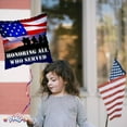 thumbnail image 6 of PMU Patriotic Veterans Day Honoring All Who Served 18 Inch Mylar-Foil Balloon Pkg/25, 6 of 7