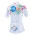 thumbnail image 5 of Maillot de ciclismo Weimostar Flower para mujer, ropa de ciclismo de equipo profesional, maillot de ciclismo de verano para bicicleta de montaña, camiseta de ciclismo de secado rápido, 5 of 5