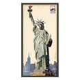 thumbnail image 1 of Empire Art Direct Dame Liberté Dimension Art Collage à la Main Signé par Alex Zeng Encadrée Wall Art Graphique, 1 of 6