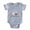 Heather Gray, variant on CafePress - Stork Baby Port 2 - Cute Infant Baby Football Bodysuit