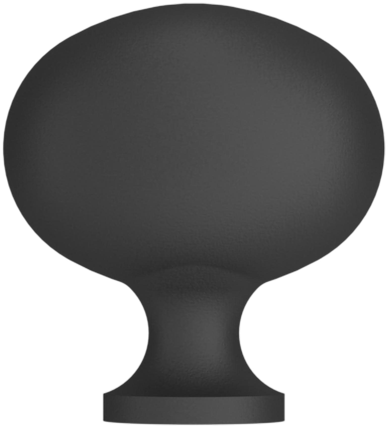 Baldwin 4913260 1.375 x 1 in. Oval Cabinet Knob, Polished Chrome