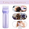 thumbnail image 5 of 3 PCS 170ml Root Comb Applicator Bottles with Graduated Scale, Soft Pliable Hair Oil Applicators Dye Brush Applicator Bottle for Hair Oiling Applying Massaging Coloring (3 Colors), 5 of 5
